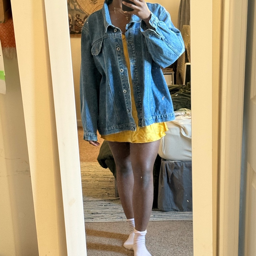 Vintage oversized denim jacket